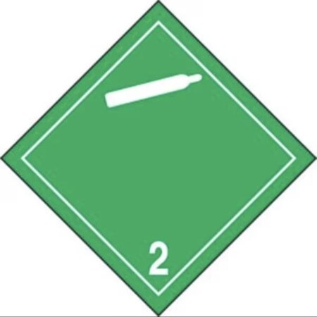 Accuform TDG PLACARD CLASS 2 273MM x 273MM TCP204MG100 TCP204MG100